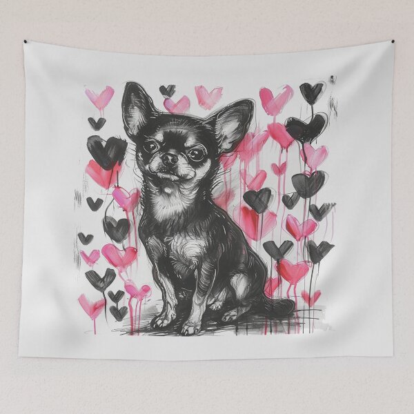 Item preview, Colorful Chihuahua full of love designed and sold by Dianag76.