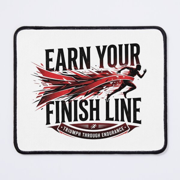 Item preview, Earn Your Finish Line Running Design designed and sold by RunningWhiskers.