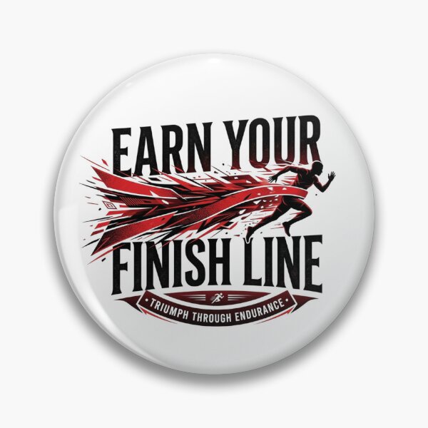 Item preview, Earn Your Finish Line Running Design designed and sold by RunningWhiskers.