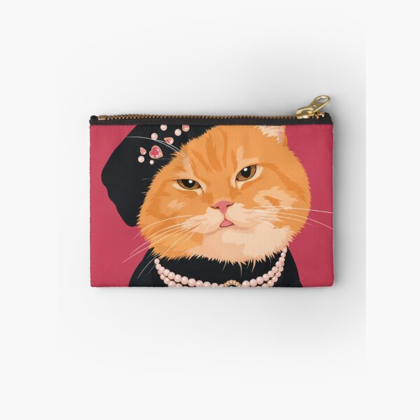 Item preview, Elegant Ginger Cat in Vintage Fashion designed and sold by minbadesign.