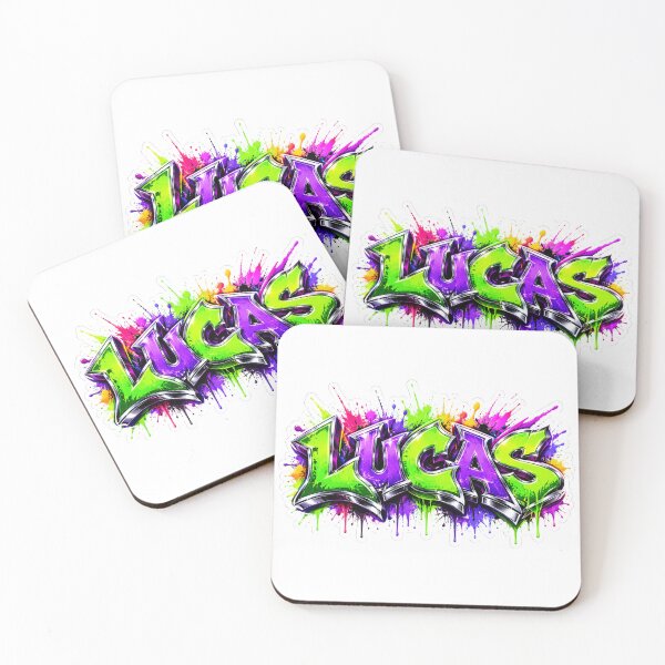 Item preview, Lucas – 3D Graffiti Name designed and sold by AlexLineArt.