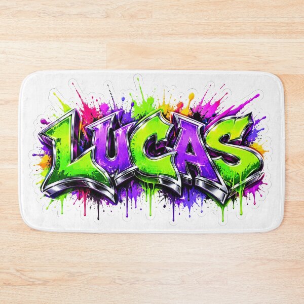 Item preview, Lucas – 3D Graffiti Name designed and sold by AlexLineArt.