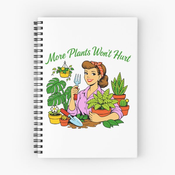 Item preview, Gardening Humor - More Plants Won't Hurt designed and sold by Traveldrawings.
