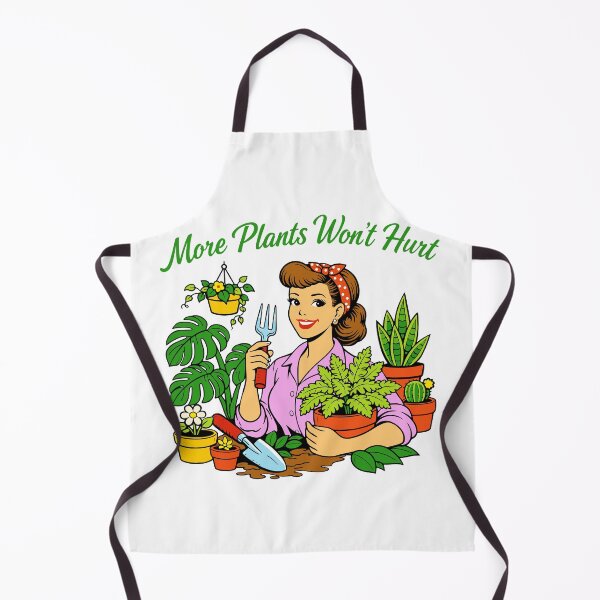 Item preview, Gardening Humor - More Plants Won't Hurt designed and sold by Traveldrawings.