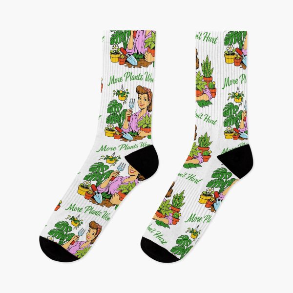 Item preview, Gardening Humor - More Plants Won't Hurt designed and sold by Traveldrawings.