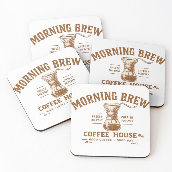 Item preview, Vintage Coffee Logo with Chemex Brewer Retro Badge Design designed and sold by Nicha Studio.