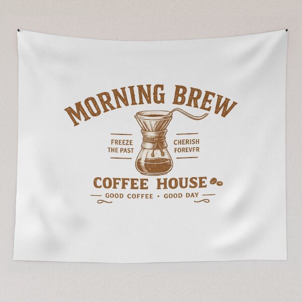 Item preview, Vintage Coffee Logo with Chemex Brewer Retro Badge Design designed and sold by Nicha Studio.