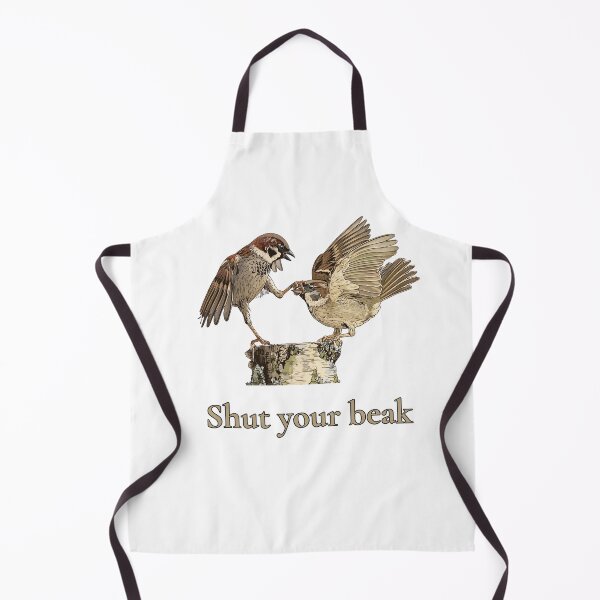 Item preview, Shut Your Beak Funny Sparrow Fight - Birdwatcher Humor Birdwatching Pun designed and sold by Neurospicy Trolls.