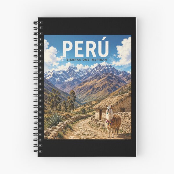 Item preview, Peru Andes Mountain Landscape travel poster designed and sold by Tienda-Vane.