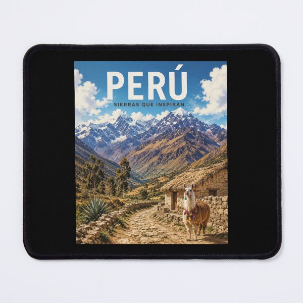Item preview, Peru Andes Mountain Landscape travel poster designed and sold by Tienda-Vane.