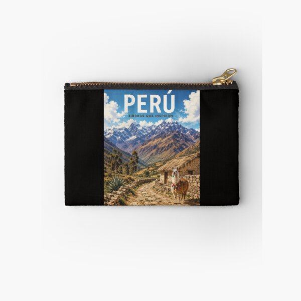Item preview, Peru Andes Mountain Landscape travel poster designed and sold by Tienda-Vane.