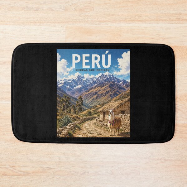 Artikelvorschau, Peru Anden-Berglandschaft Reiseplakat entworfen und verkauft von Tienda-Vane.