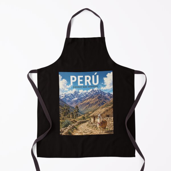 Item preview, Peru Andes Mountain Landscape travel poster designed and sold by Tienda-Vane.