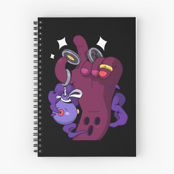 Item preview, Quirky Cartoon Purple Hand with Bomb Charm and Shiny Rings designed and sold by karodesign5.