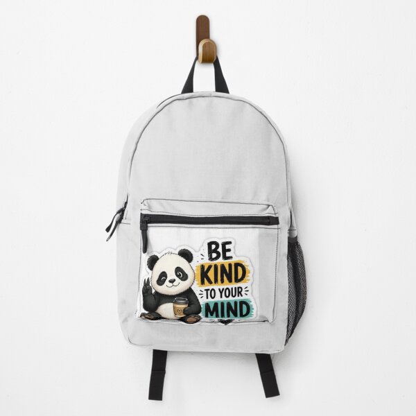 Item preview, Be Kind to Your Mind Cute Panda Sticker | Men designed and sold by Dream Design Store.