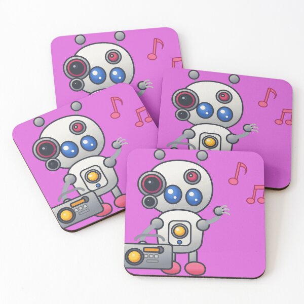 Item preview, Cute Music Boombox Robot designed and sold by VividSurreal.