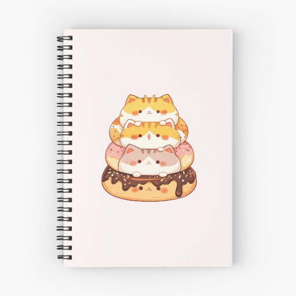 Item preview, Cute Cat Donut Stack designed and sold by NikoNekoDesigns.