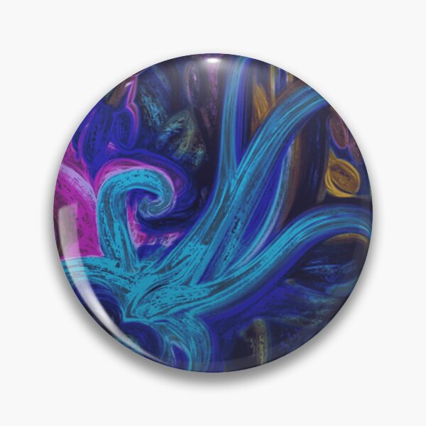 Item preview, Abstract Neon Ocean Swirl designed and sold by VividSurreal.