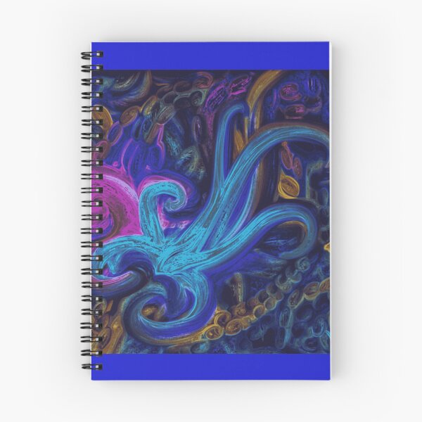 Item preview, Abstract Neon Ocean Swirl designed and sold by VividSurreal.