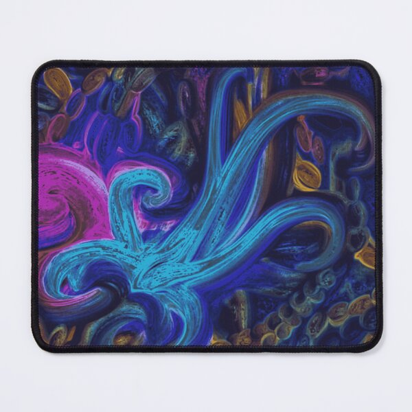Item preview, Abstract Neon Ocean Swirl designed and sold by VividSurreal.