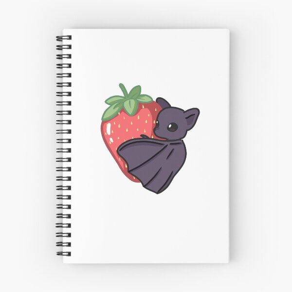 Item preview, Cute Strawberry Bat Art | Kawaii Fruit Gothic Sticker Illustration designed and sold by Mypixieart.