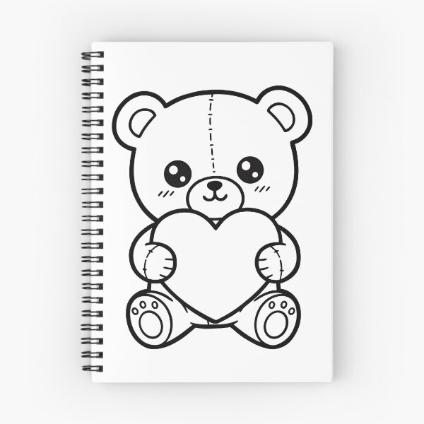 Item preview, Cute Teddy Bear Holding Heart designed and sold by ArtPer-design.