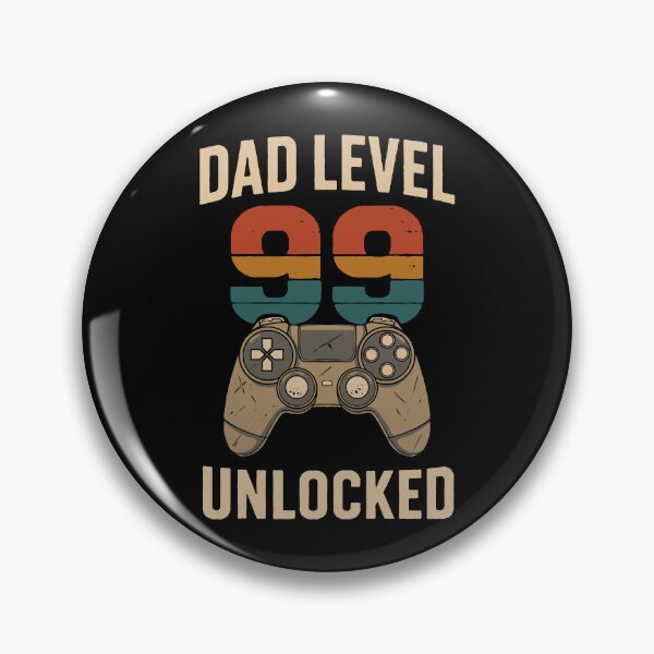 Item preview, Dad Level 99 Unlocked Funny Gamer Dad Father's Day T-Shirt designed and sold by phsycartwork.