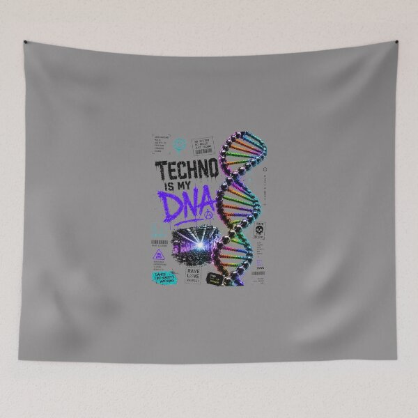Item preview, TECHNO IS MY DNA    designed and sold by DAX4ART.