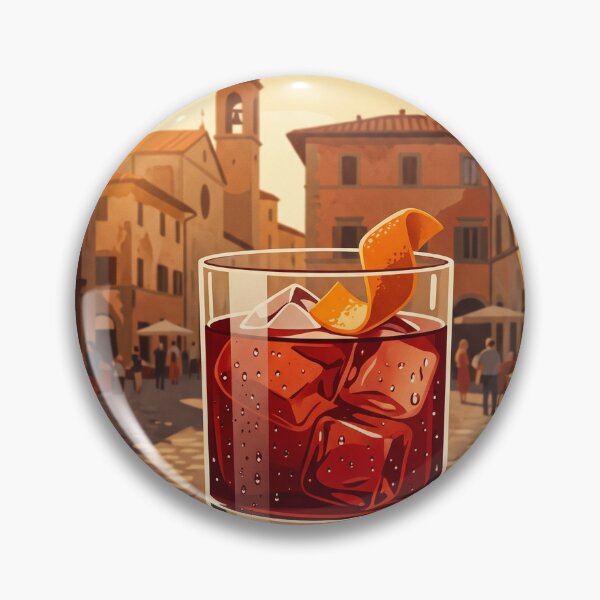 Item preview, Negroni Hour Vintage Cocktail Poster designed and sold by clarencestew.