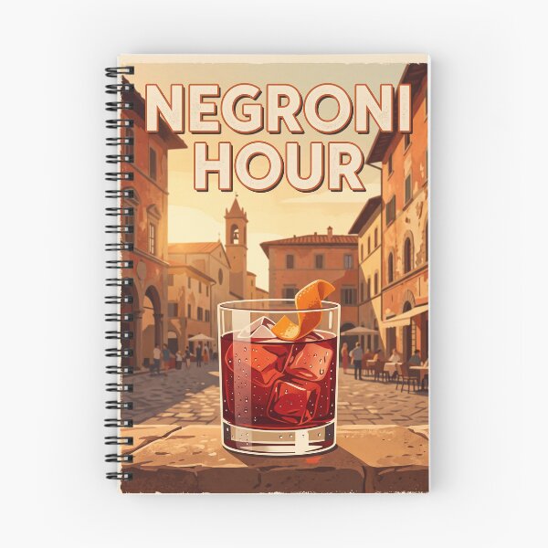 Item preview, Negroni Hour Vintage Cocktail Poster designed and sold by clarencestew.