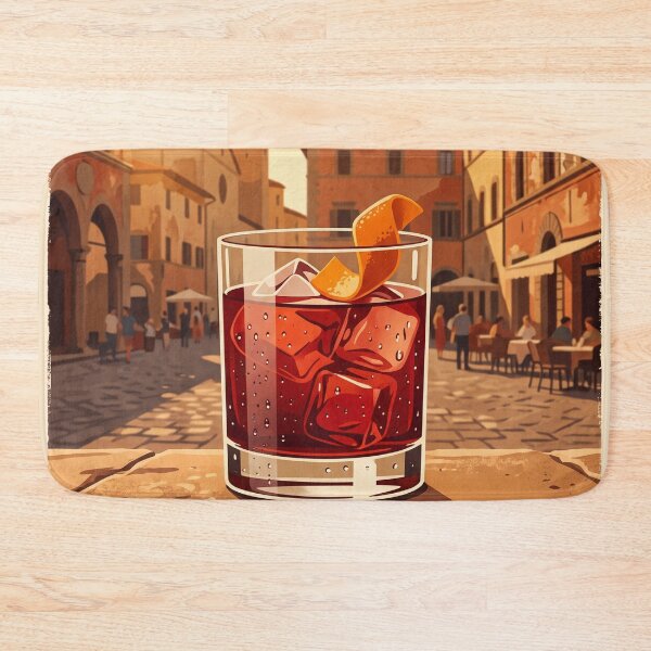 Item preview, Negroni Hour Vintage Cocktail Poster designed and sold by clarencestew.