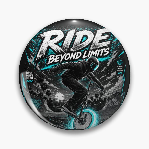 Item preview, Ride Beyond Limits – BMX Streetwear Graphic T-Shirt | Urban Freestyle Rider Design designed and sold by ZafTeez.