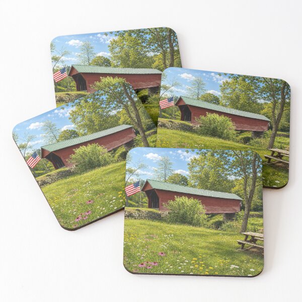 Item preview, Sinking Creek Covered Bridge designed and sold by gotucoveredart.