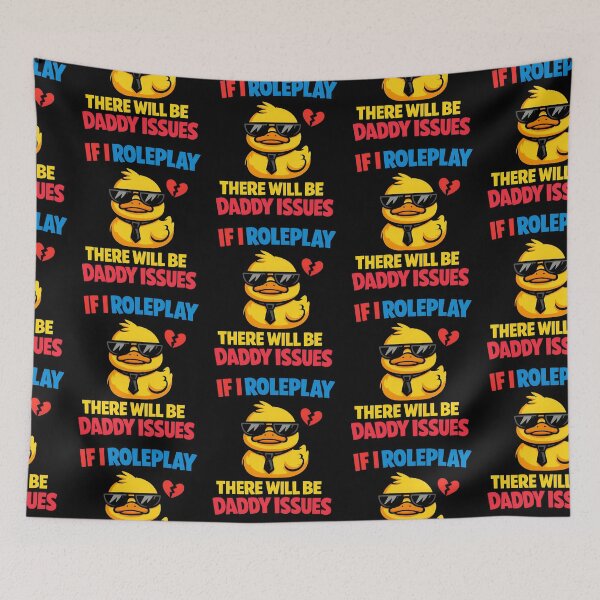 Item preview, If I Roleplay There Will Be Daddy Issues Funny Duck Shirt designed and sold by TeeTimeTreasure.