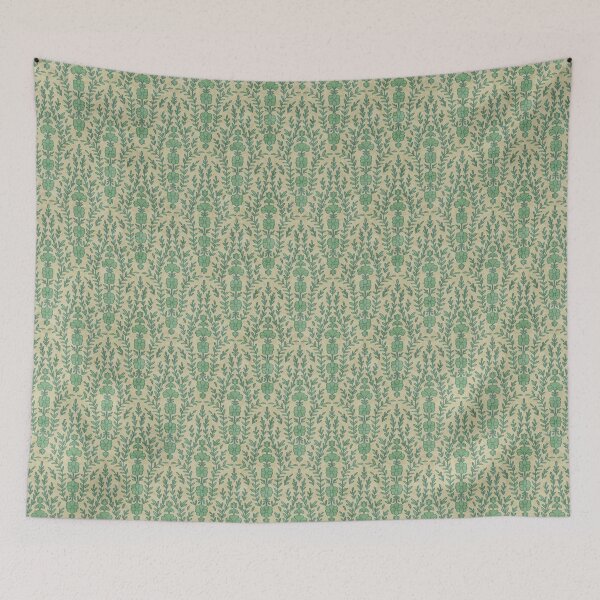 Item preview, Abstract Floral 3 - d4ceac designed and sold by knitetgantt.