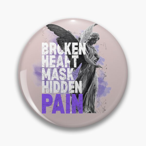 Item preview, Broken Heart Mask Hidden Pain  designed and sold by Twixly.