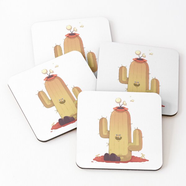 Item preview, Whimsical Fanged Cactus Character designed and sold by karodesign5.