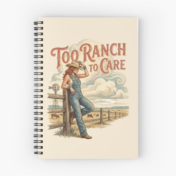 Item preview, Too Ranch to Care designed and sold by Vintage Sass Society.