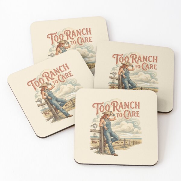 Item preview, Too Ranch to Care designed and sold by Vintage Sass Society.