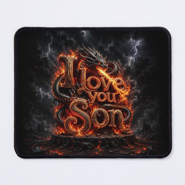 Item preview, Emberbound Dragonheart: I Love You Son designed and sold by BlissBlvdShop.