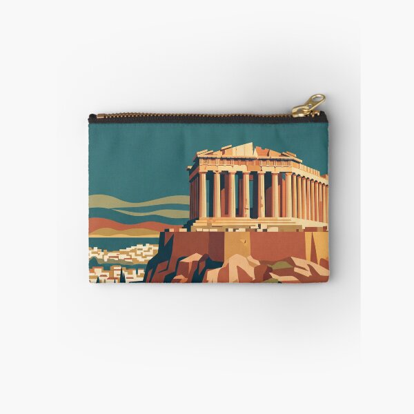 Item preview, Athens Greece Vintage Travel Poster designed and sold by Bomax121.