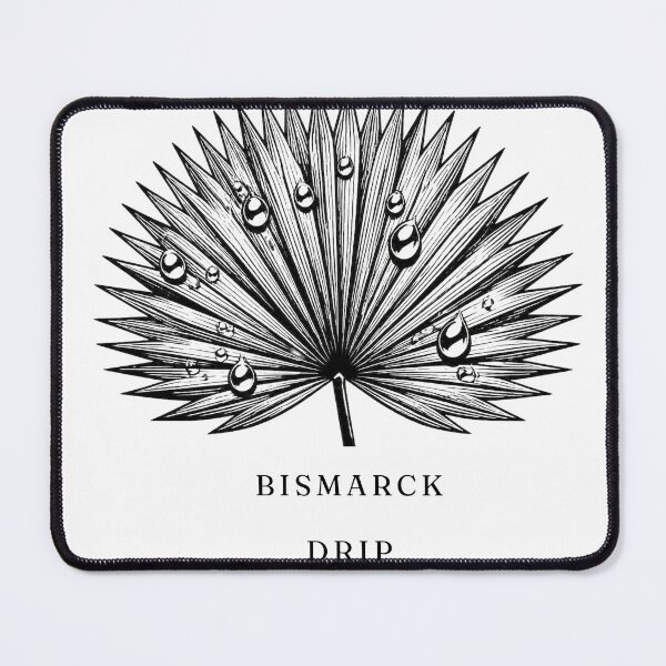 Item preview, Bismarck Palm Leaf Water Drip Vintage Botanical Illustration designed and sold by The-Botanica.