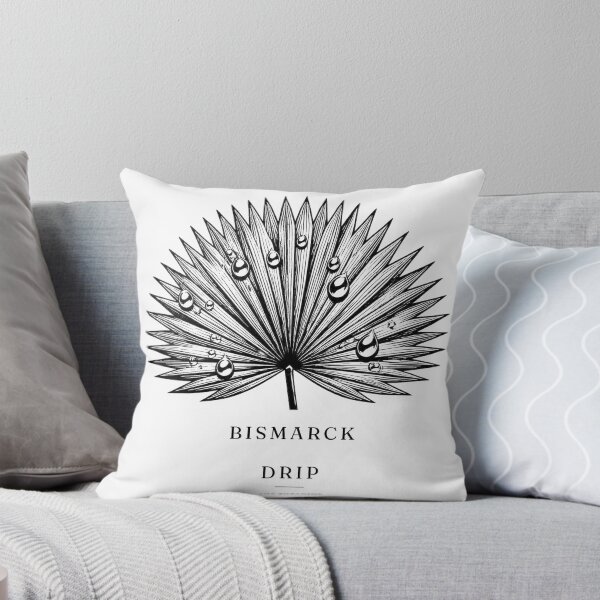 Item preview, Bismarck Palm Leaf Water Drip Vintage Botanical Illustration designed and sold by The-Botanica.