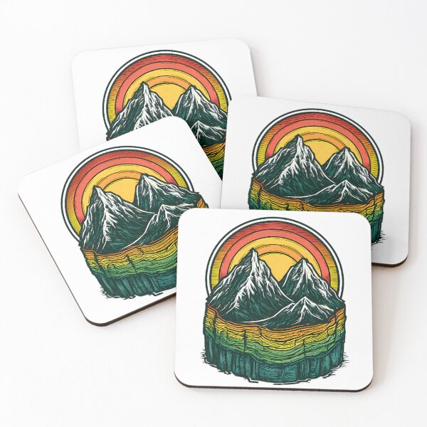 Item preview, Retro Mountain Gorpcore Emblem designed and sold by Structure-Blue.