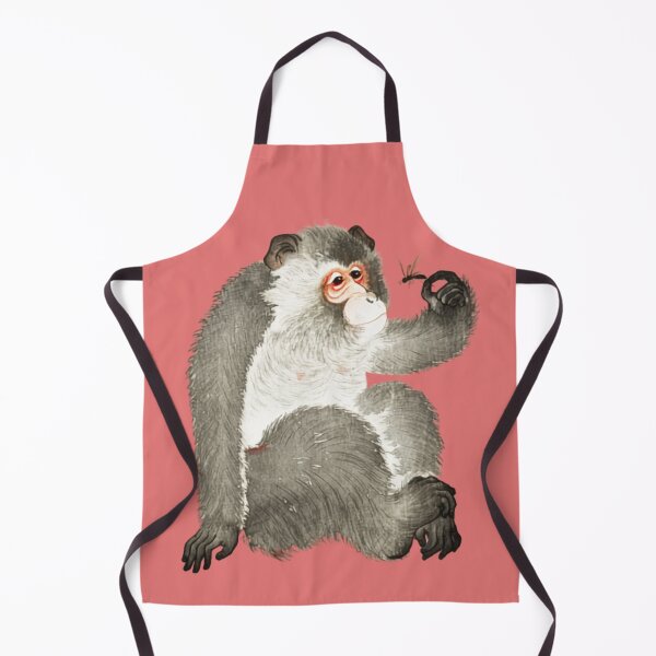 Item preview, Japanese Animal Art - Monkey - Modern Ukiyo-e - Japandi, Dusty Pink designed and sold by Black Swallow.