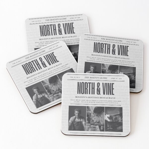 Item preview, North & Vine newspaper front page designed and sold by 0princesspeach.