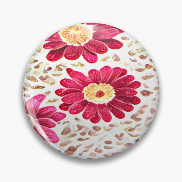 Item preview, Impressionist Pink Daisy Flower Leopard Pattern designed and sold by BalkanBloom.