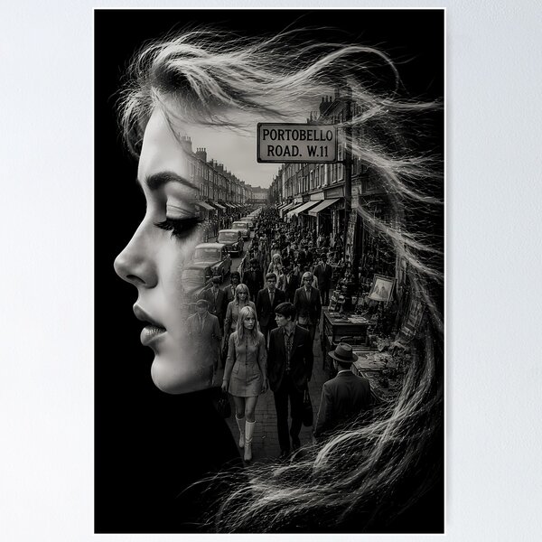 Item preview, Portobello Road 1960s designed and sold by MarkColeImaging.