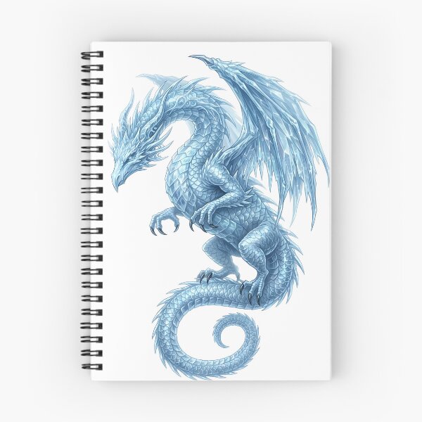 Item preview, Frostborn Crystal Dragon of the Frozen Realm designed and sold by DragonSerpent Ink.