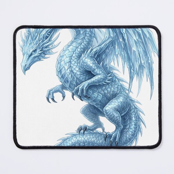 Item preview, Frostborn Crystal Dragon of the Frozen Realm designed and sold by DragonSerpent Ink.